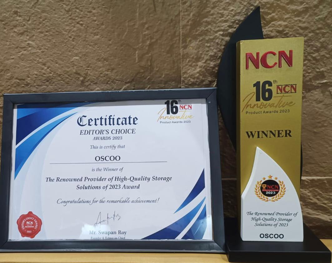 OSCOO Wins 'High-Quality Storage Solutions Provider' Award at NCN 2023